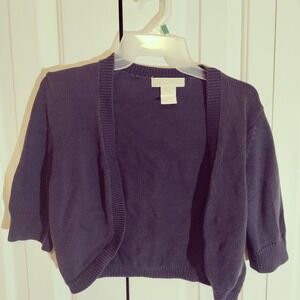 Micheal Kors navy blue mini cardigan sweater size medium